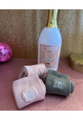 Coffret de 3 paires de chaussettes paillettes marque les vilaines filles