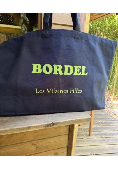 Sac XXL en coton Bordel coloris Marine