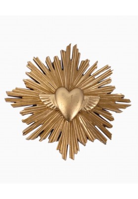 Ex voto doré coeur et Ailes