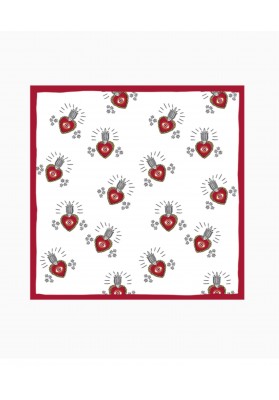 Serviettes en papier Ex voto coeur