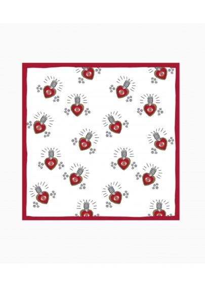 Serviettes en papier Ex voto coeur