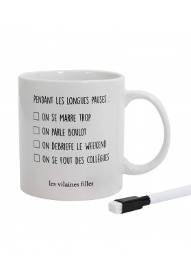 Mug XXL avec cases à cocher
