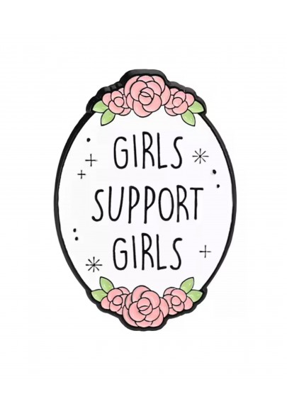 Pin's Girl support girl