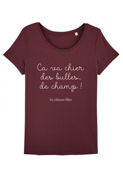 Tee-shirt col rond Ca va chier bio