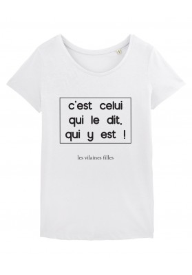 Tee-shirt col rond C'est celui qui dit bio
