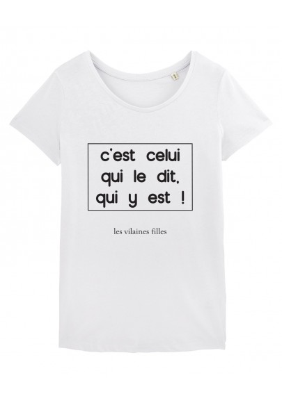 Tee-shirt col rond C'est celui qui dit bio