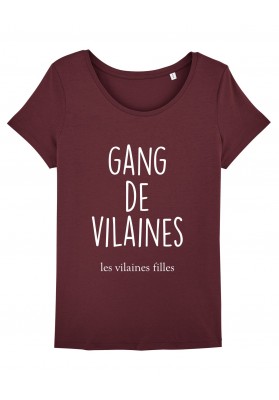 Tee-shirt col rond Gang de vilaines bio
