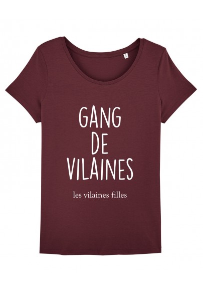 Tee-shirt col rond Gang de vilaines bio