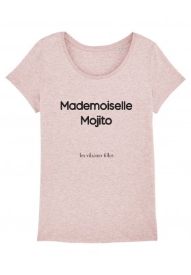 Tee-shirt col rond Mademoiselle Mojito bio