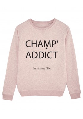 Tee-shirt col rond champ' addict bio