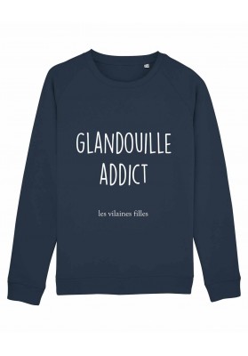Sweat col rond Glandouille addict bio