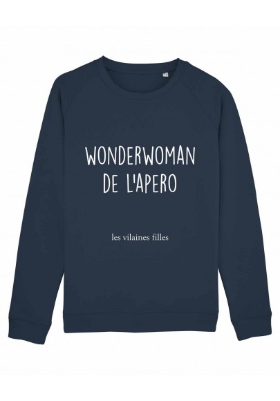 Sweat col rond wonderwoman bio