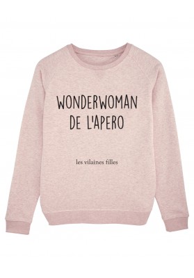 Sweat col rond wonderwoman bio