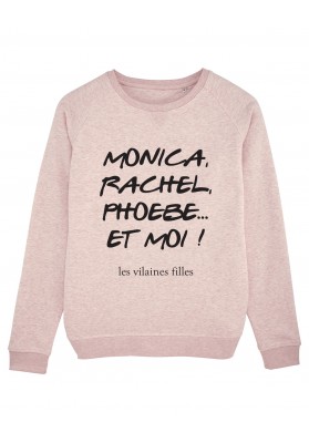 Sweat col rond Monica, Rachel, phoebe bio