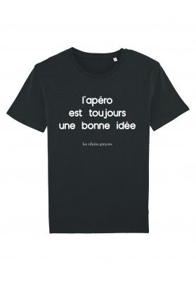 Tee-shirt homme toujours une bonne idee bio marque les vilaines filles