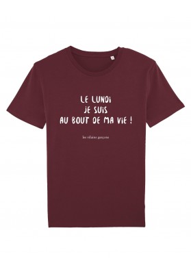 Tee-shirt homme  Le lundi bio marque les vilaines filles