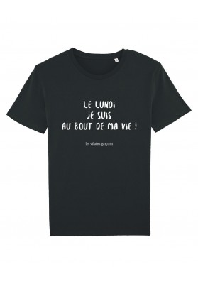 Tee-shirt homme  Le lundi bio marque les vilaines filles