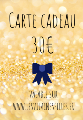 E-carte cadeau 30€ marque les vilaines filles