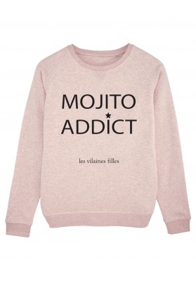 Sweat col rond mojito addict bio