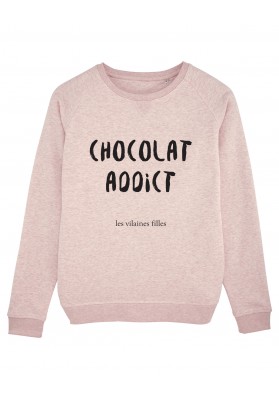 Sweat Chocolat addict bio marque les vilaines filles