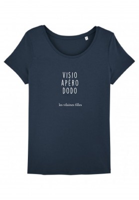 Tee-shirt Visio apéro dodo marque les vilaines filles
