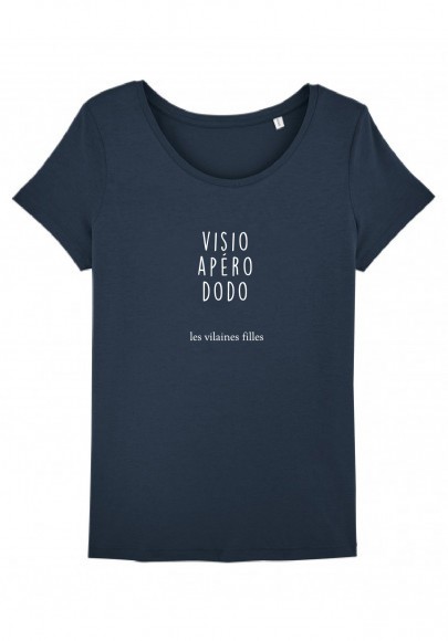 Tee-shirt Visio apéro dodo marque les vilaines filles