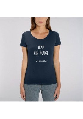 Tee-shirt Team vin rouge bio marque les vilaines filles