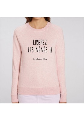 Sweat Libérez les Nénés !! marque les vilaines filles