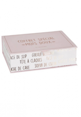 coffret de 6 bougies "Mots doux » marque les vilaines filles