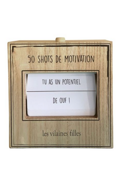 Boite à messages : shots de motivation