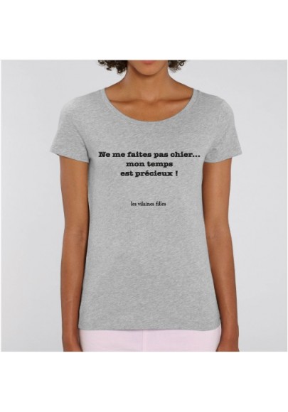 Tee-shirt Ne me faites pas chier  marque les vilaines filles