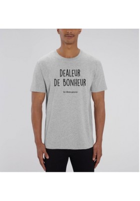 Tee-shirt homme Dealeur de bonheur bio marque les vilaines filles