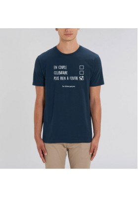 Tee-shirt homme  En couple bio marque les vilaines filles