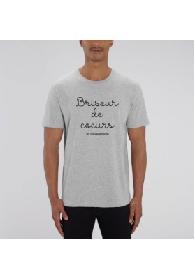Tee-shirt homme  Briseurs de coeurs bio marque les vilaines filles