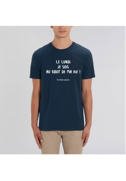 Tee-shirt homme  Le lundi bio marque les vilaines filles
