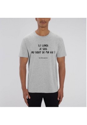 Tee-shirt homme  Le lundi bio marque les vilaines filles