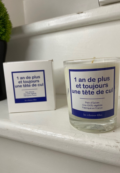 Bougie Anniversaire parfum Pain d'épices