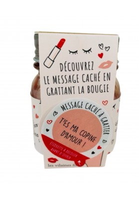 Bougie à gratter copine d'amour