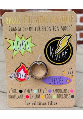 Bague d'humeur magique de la marque les vilaines filles