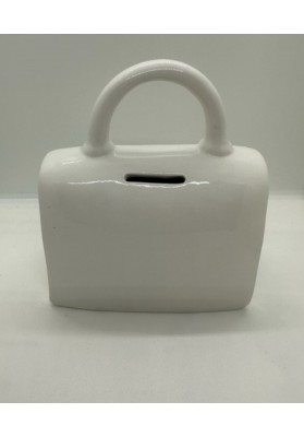 Tirelire sac à main Blanc Wonderwoman des dépenses