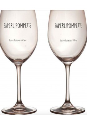 Coffret de 2 verres saperlipompette