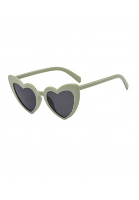 Lunettes de soleil  coeur eighties Vert Olive