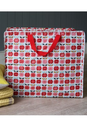 Grand sac de rangement pomme vintage