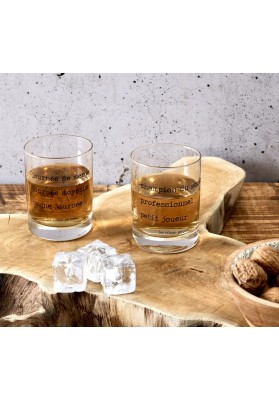 Coffret de 2 Verres à Whiskey marque les vilaines filles